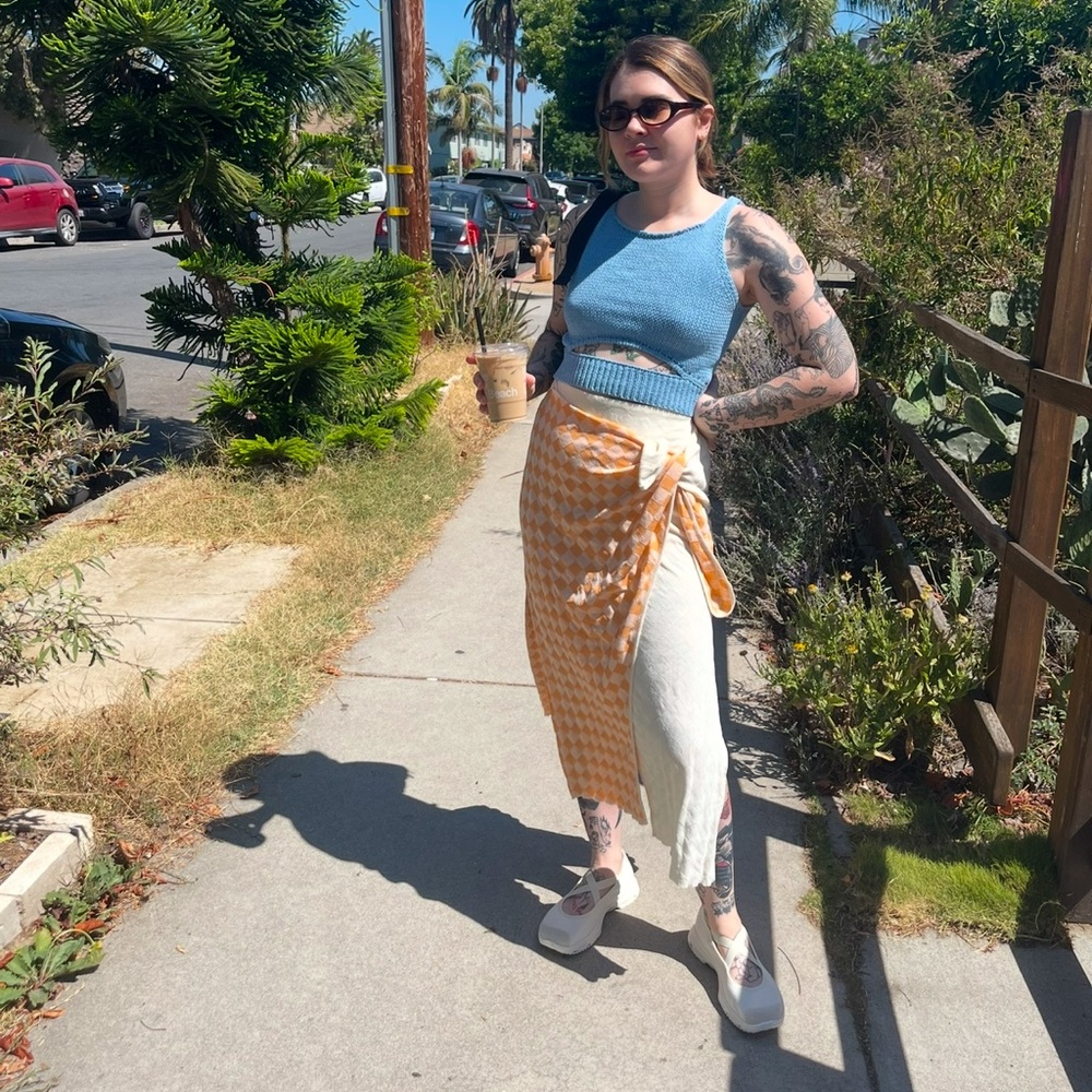 RUS Onna skirt cantaloupe